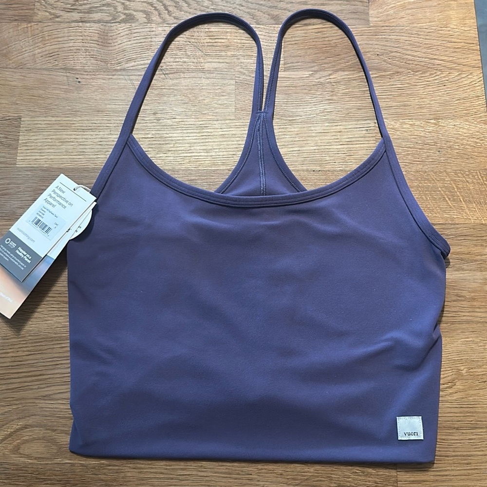 New Vuori Women's All The Feels Tank Top Size Medium Cosmic Stretchy Workout